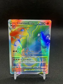 Pokemon Charizard VSTAR Secret Rare 174/172 Brilliant Stars 280 HP Holo English - Image 1