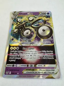 POKEMON UNOWN VSTAR 66/195 - SILVER TEMPEST SW&SH - 2022 NM - Image 2