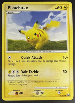 Pikachu LV.12 70/100 Regular Non Holo - D&P Majestic Dawn - Pokemon TCG - NM - Image 1