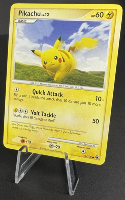 Pikachu LV.12 70/100 Regular Non Holo - D&P Majestic Dawn - Pokemon TCG - NM - Image 3