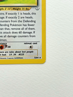 Delibird 5/64 Neo Revelation Pokemon Holo Rare Vintage 2000 - VLP Excellent - Image 5