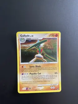 Pokemon TCG Gallade POP Series Promos 7 2 Cosmos Holo Rare Rare Lightly Played - Image 1