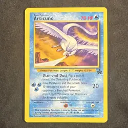 Articuno 22/53 Wotc Promo Regular Pokemon TCG Promo (Misprint Artist Name) LP+ - Image 1