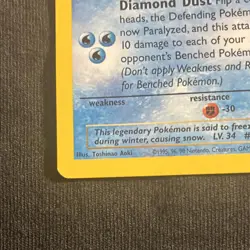 Articuno 22/53 Wotc Promo Regular Pokemon TCG Promo (Misprint Artist Name) LP+ - Image 3