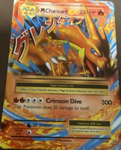 Pokemon TCG Mega-Charizard-EX Flashfire 107/106 Holo Secret Rare - Image 1
