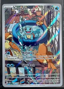 Pokemon Stellar Crown Squirtle IR 148/142 English - Image 1