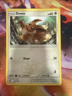 Pokemon TCG Eevee 49/68 Mewtwo Stamped Battle Academy - Image 1