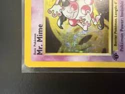 Pokemon Mr Mime Jungle Holo Rare 1st Edition MP - Image 3