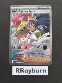 Pokemon Iris's Fighting Spirit 292/217 Me: Ascended Heroes SIR Holo - Image 1