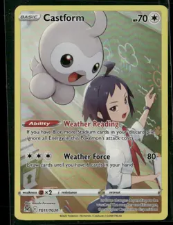 Castform #TG11/TG30 SWSH11: Lost Origin Trainer Gallery Pokemon (1A) - Image 1
