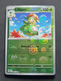 Lilligant 007 086 Poke Ball Pattern Black Bolt Pokemon TCG - Image 1