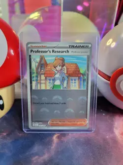 Professor's Research 85/86 Pokemon TCG S&V Black Bolt Pokeball Uncommon Holo NM - Image 1