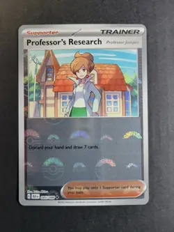 Professor's Research 85/86 Pokemon TCG S&V Black Bolt Pokeball Uncommon Holo NM - Image 2