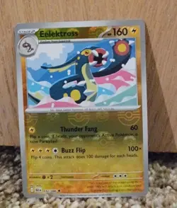 2025 Pokemon Eelektross Poke Ball Reverse Holo Black Bolt 032/086 NM UNPLAYED - Image 1