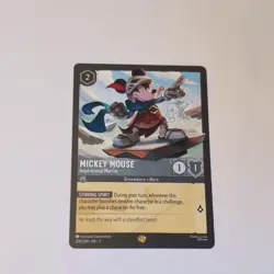 Mickey Mouse - Inspirational Warrior 200/204 Archazia’s Island Disney Lorcana - Image 1