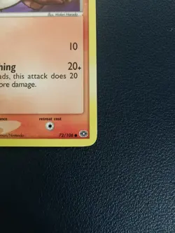 Pokemon Card Vulpix 72/106 EX Emerald Common - Image 5