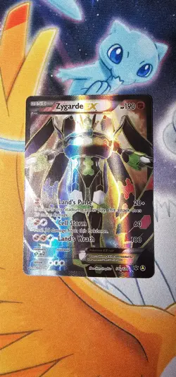 Pokemon Card Zygarde Full Art 54a/124 Black Star Promo Mega Powers Collection NM - Image 1