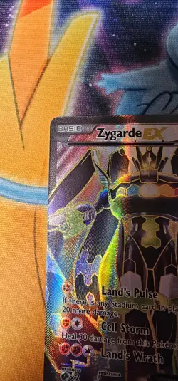 Pokemon Card Zygarde Full Art 54a/124 Black Star Promo Mega Powers Collection NM - Image 3
