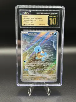 Squirtle 170/165 - Sv2a: Pokemon Card 151 - Holo (Japanese) - CGC Pristine 10 - Image 1