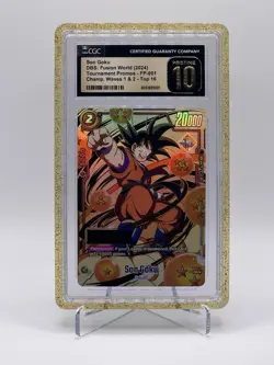 2024 DRAGON BALL SUPER CARD GAME FUSION WORLD REGIONALS SERIALIZED TOP PRIZE CGC - Image 1