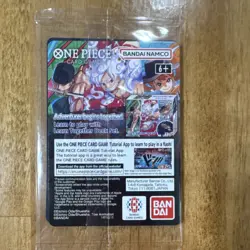 Bandai One Piece CCG Monkey.D.Luffy US Voyage Promo Full Art Holo Card P-055 - Image 2