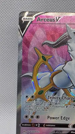 Pokemon Card TCG Arceus V Brilliant Stars 165/172 Full Art Holo - Image 3