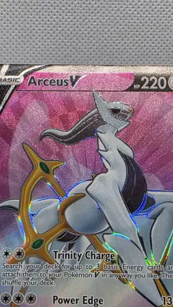 Pokemon Card TCG Arceus V Brilliant Stars 165/172 Full Art Holo - Image 4