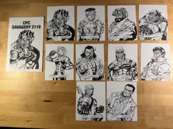 2004 Filsinger Games Champions of the Galaxy CPC Savagery 2119 Game Cards OOP - Image 1