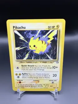 Pikachu 70/111 Neo Genesis 2000 WOTC Vintage Pokemon Card LP - Image 1