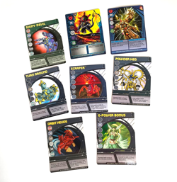 MIXED LOT OF 8 BAKUGAN ABILITY CARDS 2008 - 2011 BATTLE BRAWLERS - Image 1