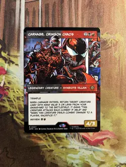 Carnage, Crimson Chaos (Borderless) Normal R Marvel's Spider-Man 227 NM - Image 1