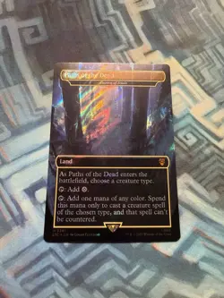 MTG Surge Foil Paths of the Dead NM- Unplayed Cavern of Souls Commander: LotR - Image 2