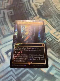 MTG Surge Foil Paths of the Dead NM- Unplayed Cavern of Souls Commander: LotR - Image 3
