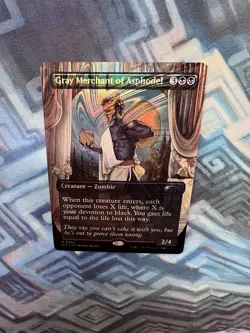 MTG Halo Foil Gray Merchant of Asphodel NM Unplayed Secret Lair Countdown Kit - Image 3