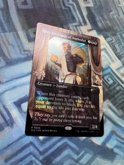 MTG Halo Foil Gray Merchant of Asphodel NM Unplayed Secret Lair Countdown Kit - Image 5