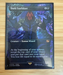 Magic the Gathering: Dark Confidant (Borderless) Final Fantasy Foil NM - Image 1