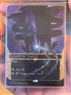 Deserted Temple (0101) (Borderless) (Galaxy Foil) Edge of Eternities: Stellar Si - Image 2