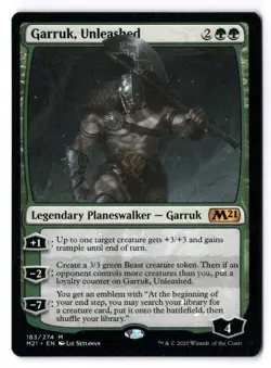 Garruk Unleashed NM* Core Set 2021 M21 ENGLISH 183/274 mtg -UnltdCards - Image 1