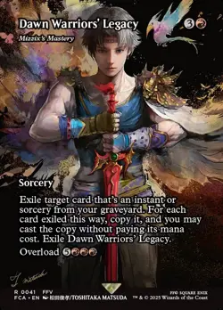 MTG Mizzix's Mastery Borderless ** Final Fantasy: Through the Ages ** English - Image 1