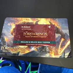 Lord of the Rings Realms & Relics Box Topper Pack UNOPENED English MTG - Image 2