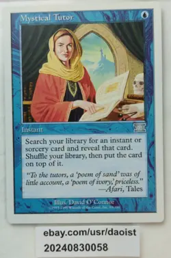 MTG Mystical Tutor Classic 6th Edition Uncommon Magic The Gathering NM - Image 1