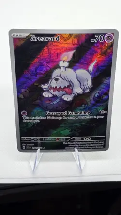 Pokemon TCG Greavard 214/198 SV01 Scarlet & Violet Base Set NM Condition - Image 1