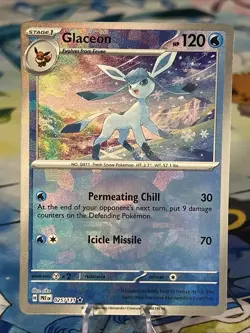 Glaceon Poke Ball Reverse Holo 025/131 Prismatic Evolutions Pokemon Card NM/M - Image 1