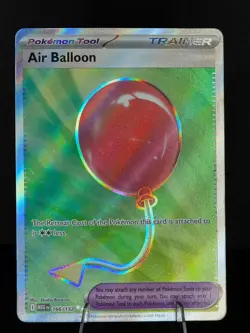 Pokemon TCG Air Balloon 166/132 Me01: Mega Evolution Full Art Holo NM - Image 1