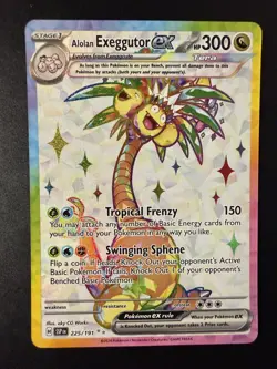 Alolan Exeggutor ex 225/191 - Pokemon TCG - Scarlet & Violet Surging Sparks - Image 1