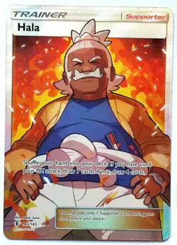 Hala 143/145 - Pokemon TCG - Guardians Rising Full Art Ultra Rare Holo - Image 1