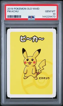 PSA 10 - Pikachu - 2019 Pokemon Old Maid - Image 1