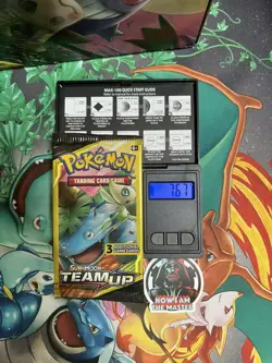 Pokemon TCG Sun & Moon Team Up Mini Booster Pack Venusaur & Celibi Sealed 7.67G - Image 1