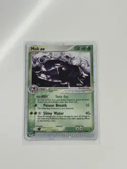 Pokemon TCG Muk ex 96/97 Dragon Holo Silver Border - Image 1