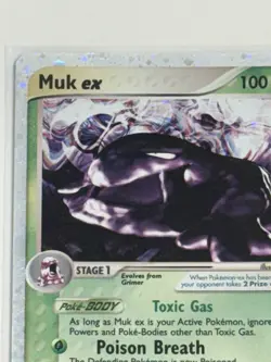 Pokemon TCG Muk ex 96/97 Dragon Holo Silver Border - Image 2